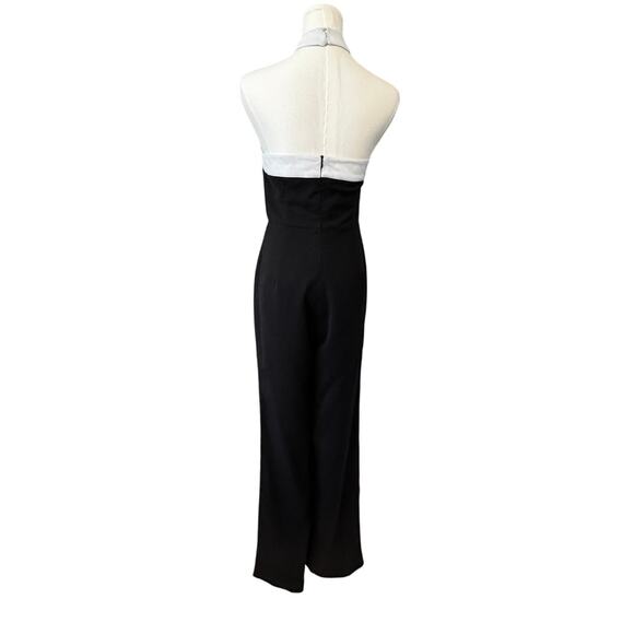 New SUPERDOWN REVOLVE Women's Black Laurien Cross Front Jumpsuit Size S - Picture 6 of 8